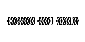 Crossbow Shaft Regular Font
