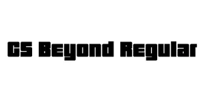 CS Beyond Regular Font