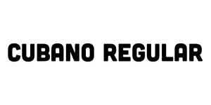 Cubano Regular Font
