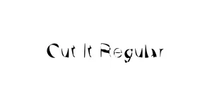 Cut It Regular Font