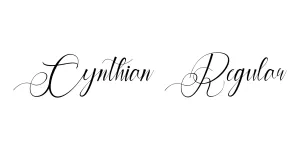 Cynthian Regular Font