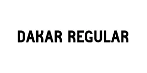 DAKAR Regular Font