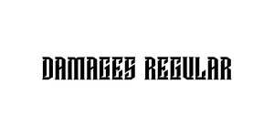 Damages Regular Font
