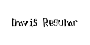 Davis Regular Font