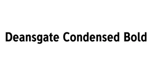 Deansgate Condensed Bold Font