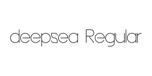 deepsea Regular Font