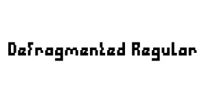 Defragmented Regular Font