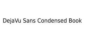 DejaVu Sans Condensed Book Font