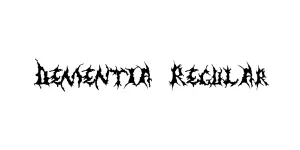 Dementia Regular Font