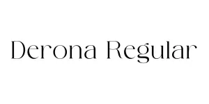 Derona Regular Font