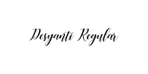 Desyanti Regular Font