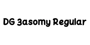 DG 3asomy Regular Font