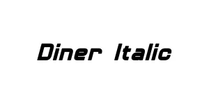 Diner Italic Font