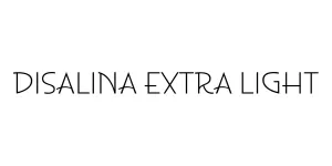 Disalina Extra Light Font