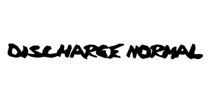 Discharge Normal Font