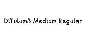 DiTulum3 Medium Regular Font