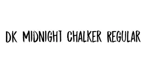 DK Midnight Chalker Regular Font