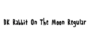 DK Rabbit On The Moon Regular Font
