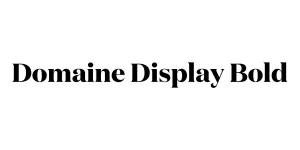 Domaine Display Bold Font