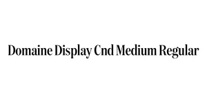 Domaine Display Cnd Medium Regular Font