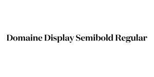 Domaine Display Semibold Regular Font