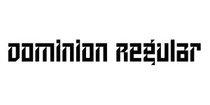 Dominion Regular Font