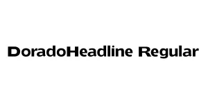 DoradoHeadline Regular Font