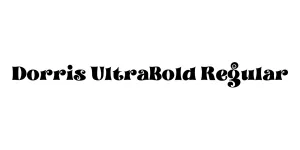 Dorris UltraBold Regular Font