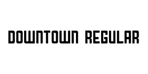 Downtown Regular Font