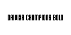Drivixa Champions Bold Font
