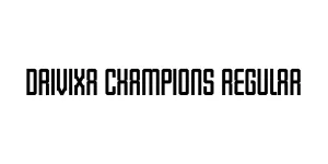 Drivixa Champions Regular Font