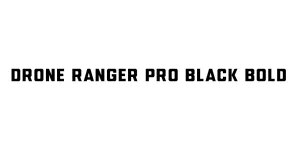 Drone Ranger Pro Black Bold Font