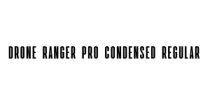 Drone Ranger Pro Condensed Regular Font
