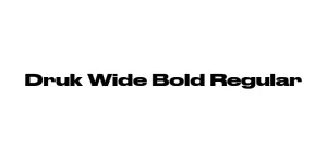 Druk Wide Bold Regular Font