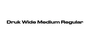 Druk Wide Medium Regular Font