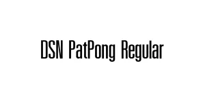 DSN PatPong Regular Font