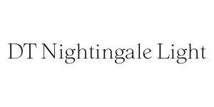 DT Nightingale Light Font