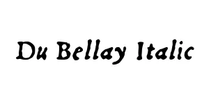 Du Bellay Italic Font