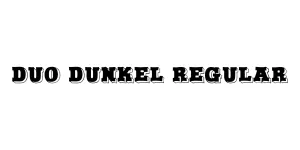 Duo Dunkel Regular Font