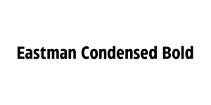 Eastman Condensed Bold Font