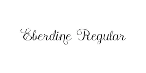 Eberdine Regular Font