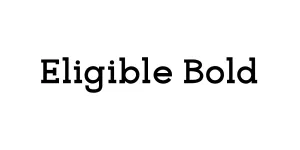 Eligible Bold Font
