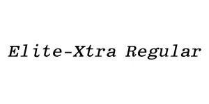 Elite-Xtra Regular Font