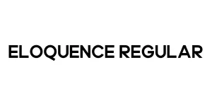 Eloquence Regular Font