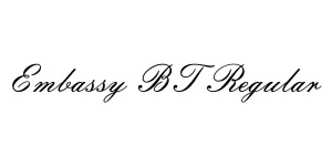 Embassy BT Regular Font