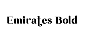 Emirates Bold Font