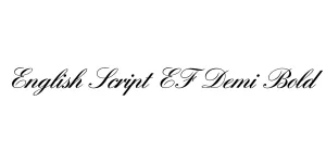 English Script EF Demi Bold Font