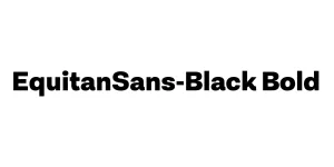 EquitanSans-Black Bold Font