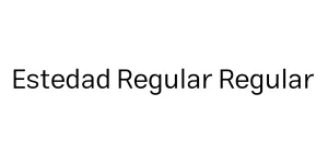 Estedad Regular Regular Font