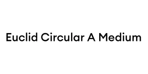 Euclid Circular A Medium Font